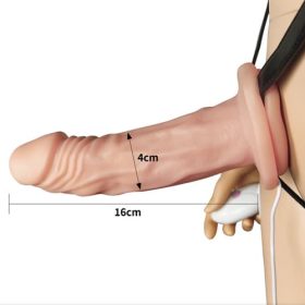 dương vật giả dây đeo rỗng ruột cho nam nữ shp1440d