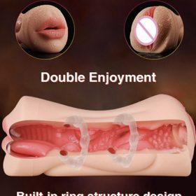 âm đạo giả hai đầu mini cầm tay cực chân thật shp1488b