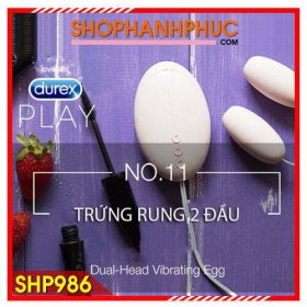 Trứng Rung Tình Yêu Durex Dual Head 2 Đầu - SHP986